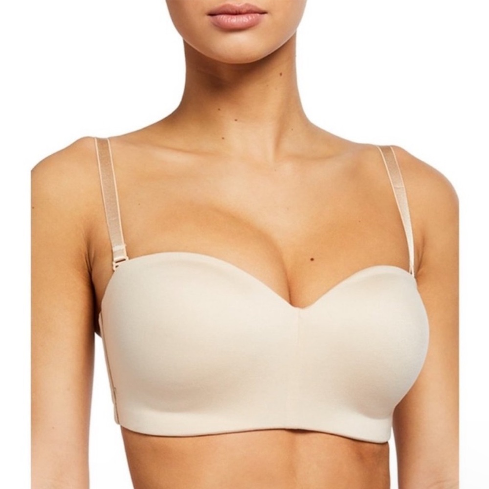 Wacoal US 32C NEW Staying Power Bra Soft Cream Nude Wireless